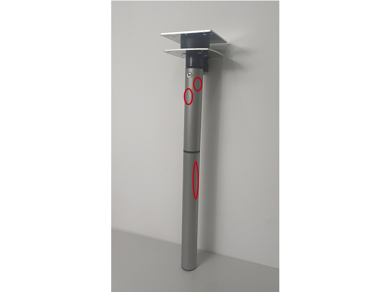 Pie de mesa giratorio (RASTRO)